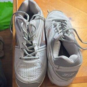 Light Gray Athletic cleats